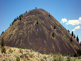 Volcano at Lava Beds National Monument